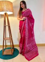 Linen Rani Daily Wear Digital Printed Saree